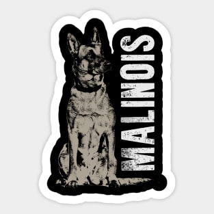 Malinois  - Belgian shepherd - Mechelaar Sticker